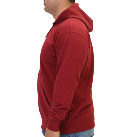 スタンダードジップパーカー(S〜XXL) 185-NSZにプリント |