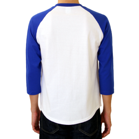 TENDERLOIN ラグランTシャツ ベースボールTシャツ 七分丈 L 白 黒 Champion/チャンピオン ベースボール ラグランTシャツ 7分袖（T