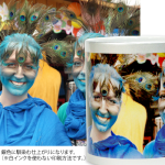 銀色マグカップ
